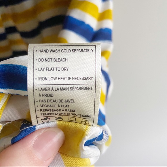 Jack BB Dakota skirt yellow Camilla striped blue - Picture 8 of 9